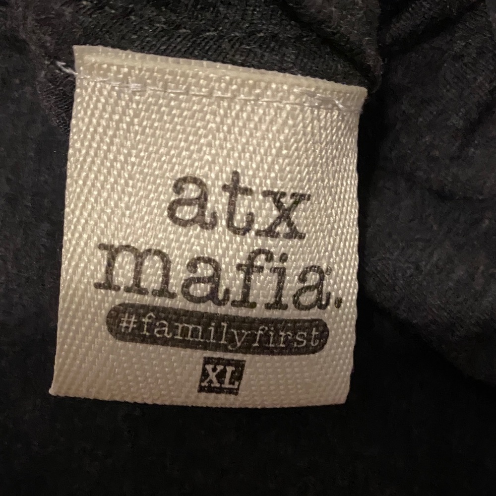Atx Mafia Black Top with White Text - Picture 3 of 3